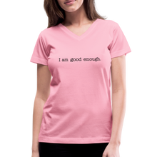 Load image into Gallery viewer, Women&#39;s V-Neck T-Shirt - pink
